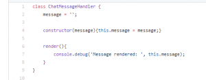 ChatMessageHandler Class